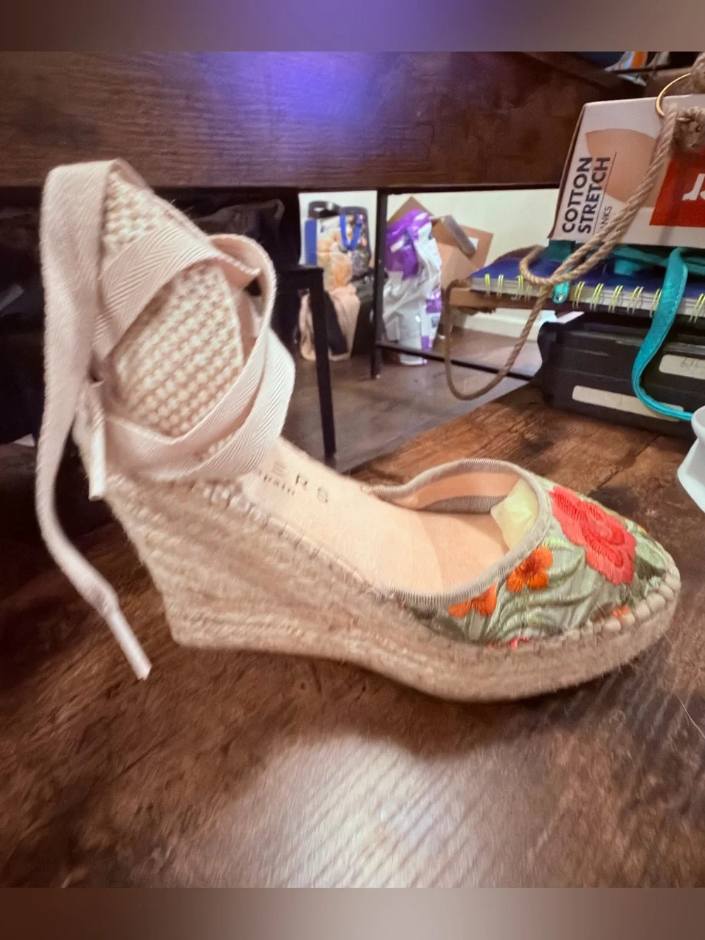 Ateliers Floral Embroidered Lace Up Espadrilles Size 7.5 Spain🔥PRICE REDUCTION 🔥